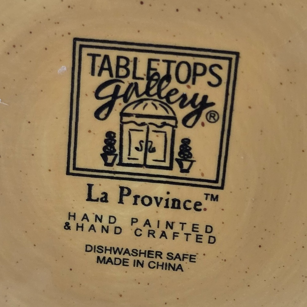 Tabletops Gallery La Province Hand Painted Hand Crafted Ceramic Pitcher 80oz - Picture 2 of 13